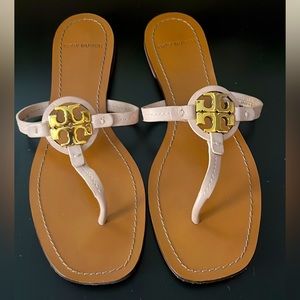 Tory Burch Mini Miller leather sandals size 8